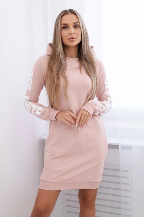 Sukienka Off White pudrowy beż Sukienka Off White pudrowy beż