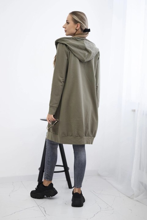 Bluza sukienkowa z kapturem khaki Bluza sukienkowa z kapturem khaki