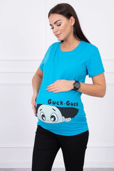 Bluzka ciążowa Guck turkusowa Bluzka ciążowa Guck turkusowa