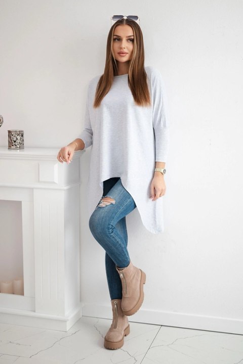 Bluzka oversize jasno szara Bluzka oversize jasno szara