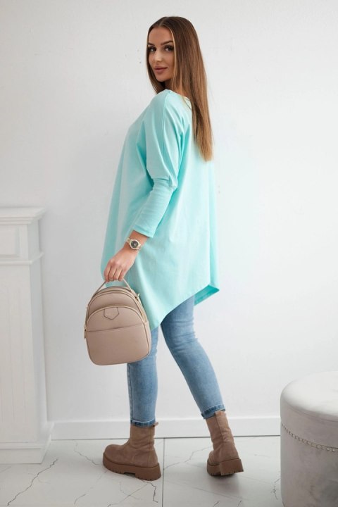 Bluzka oversize miętowa Bluzka oversize miętowa