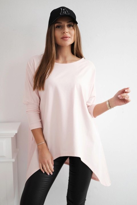Bluzka oversize pudrowy róż Bluzka oversize pudrowy róż