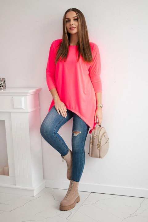 Bluzka oversize różowy neon Bluzka oversize różowy neon
