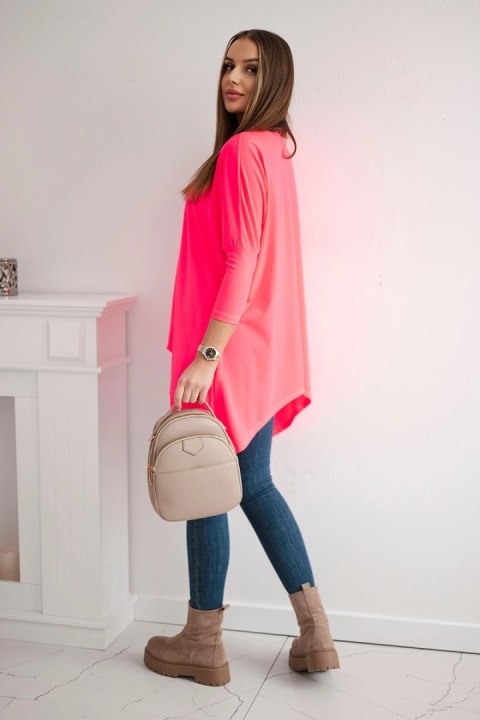Bluzka oversize różowy neon Bluzka oversize różowy neon