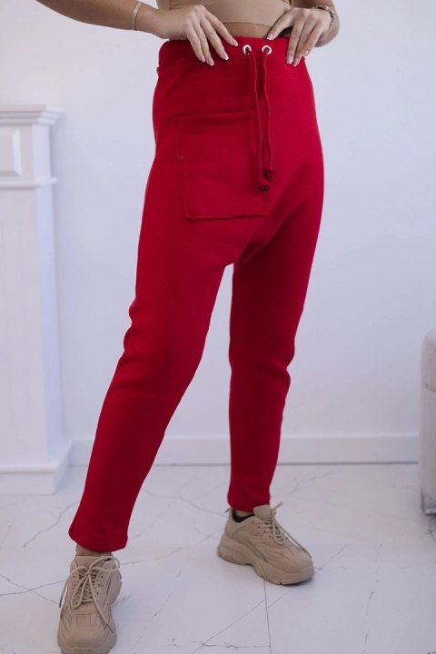 Komplet ze spodniami Baggy czerwony Komplet ze spodniami Baggy czerwony