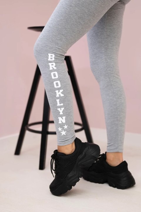 Spodnie leginsy Brooklyn szare Spodnie leginsy Brooklyn szare