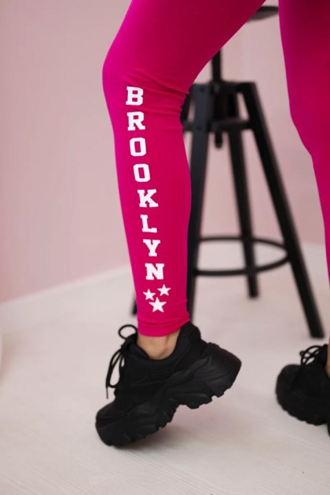 Spodnie leginsy Brooklyn fuksja Spodnie leginsy Brooklyn fuksja