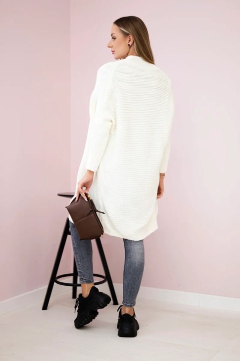 Sweter z rękawami typu nietoperz ecru Sweter z rękawami typu nietoperz ecru