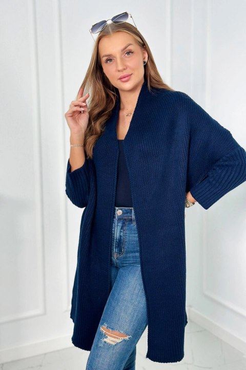 Sweter z rękawami typu nietoperz granatowy Sweter z rękawami typu nietoperz granatowy