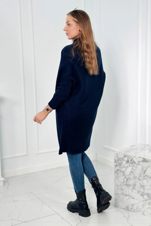 Sweter z rękawami typu nietoperz granatowy Sweter z rękawami typu nietoperz granatowy