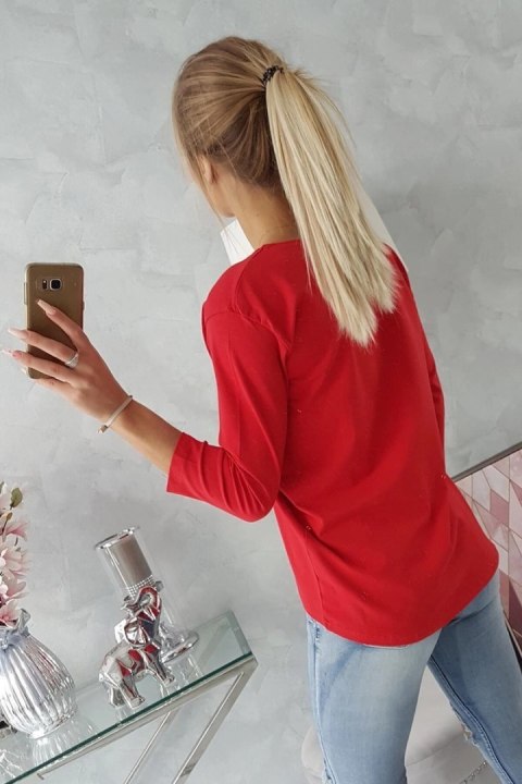 Bluzka z nadrukiem Original czerwona Bluzka z nadrukiem Original czerwona