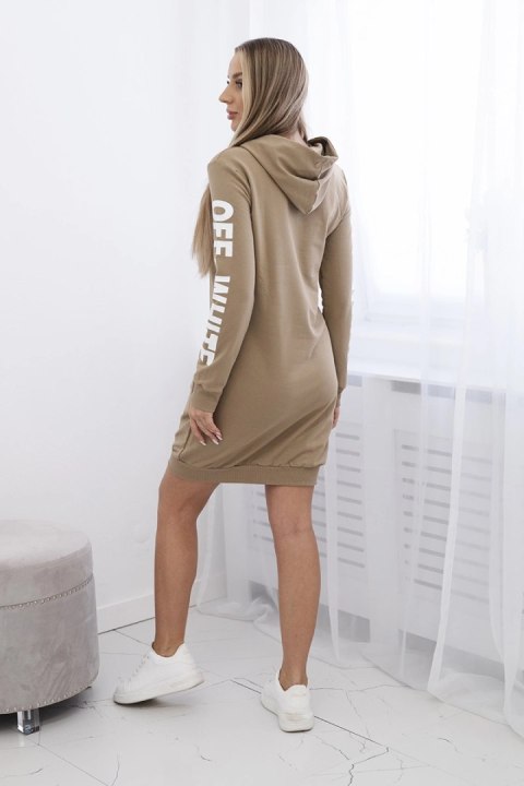 Sukienka Off White camelowa Sukienka Off White camelowa