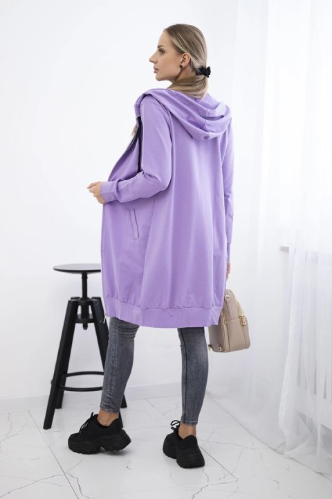 Bluza sukienkowa z kapturem ciemny fiolet Bluza sukienkowa z kapturem ciemny fiolet