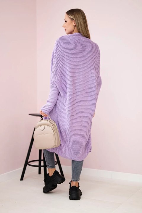 Sweter z rękawami typu nietoperz fioletowy Sweter z rękawami typu nietoperz fioletowy