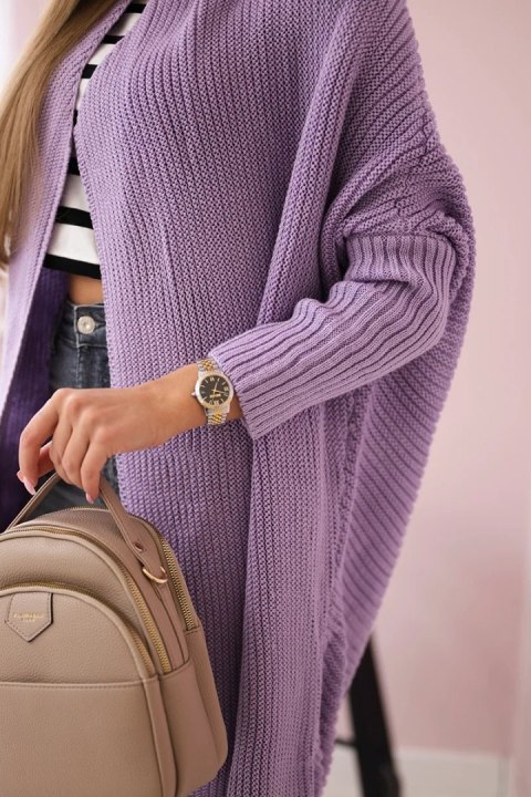 Sweter z rękawami typu nietoperz fioletowy Sweter z rękawami typu nietoperz fioletowy