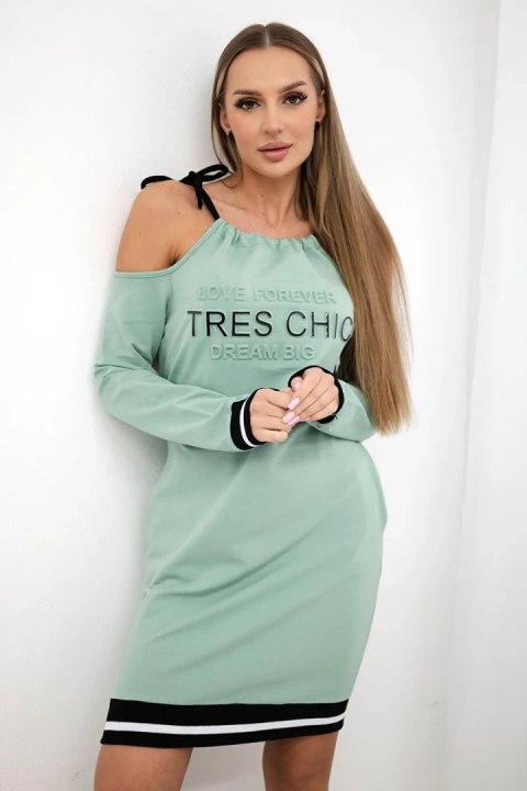 Sukienka Tres Chic ciemny miętowy Sukienka Tres Chic ciemny miętowy