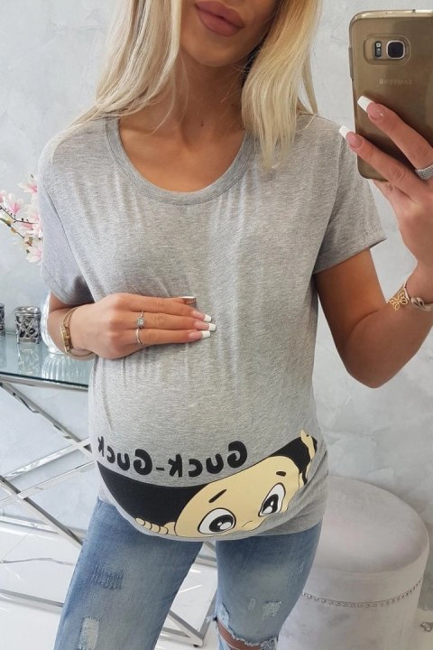 Bluzka ciążowa Guck szara Bluzka ciążowa Guck szara