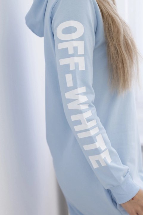 Sukienka Off White błękitny Sukienka Off White błękitny