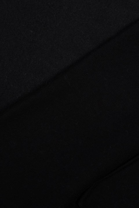 Bluza ocieplana z długim tyłem i kapturem czarna