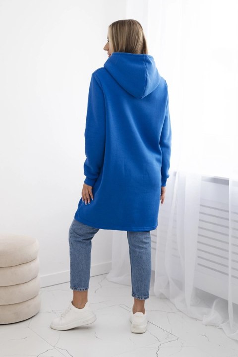 Bluza ocieplana z dłuższym tyłem jeansowa Bluza ocieplana z dłuższym tyłem jeansowa