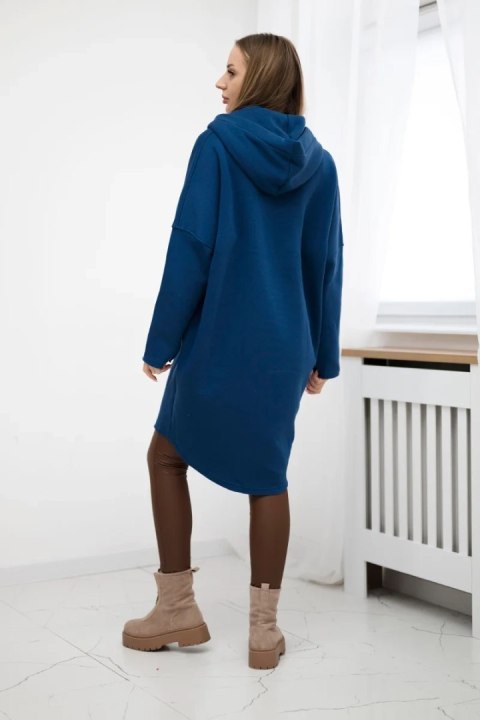 Bluza ocieplana rozpinana z dłuższym tyłem jeansowa Bluza ocieplana rozpinana z dłuższym tyłem jeansowa