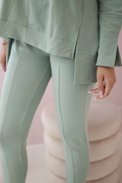 Komplet z bluzką oversize ciemny miętowy Komplet z bluzką oversize ciemny miętowy