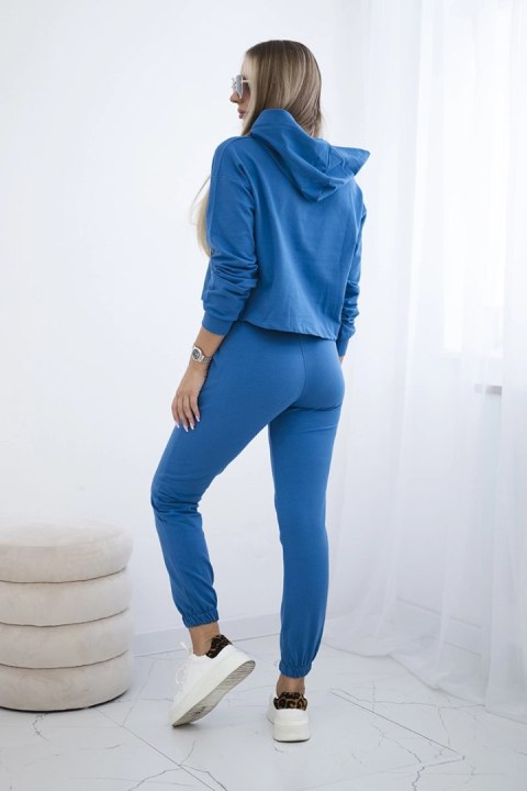 Komplet z nadrukiem jeansowy Komplet z nadrukiem jeansowy