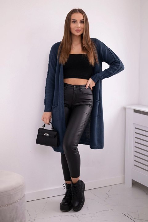 Sweter z kieszeniami jeansowy Sweter z kieszeniami jeansowy