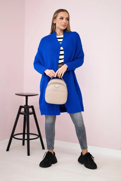 Sweter z rękawami typu nietoperz chabrowy Sweter z rękawami typu nietoperz chabrowy