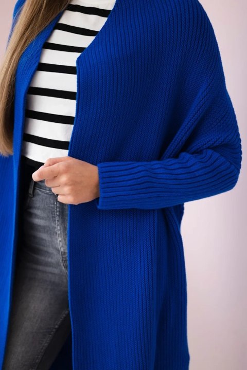 Sweter z rękawami typu nietoperz chabrowy Sweter z rękawami typu nietoperz chabrowy