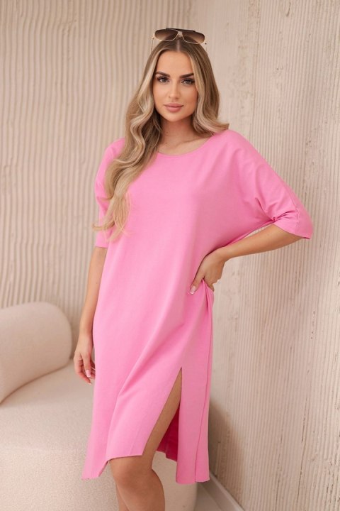 Sukienka oversize jasno różowa Sukienka oversize jasno różowa