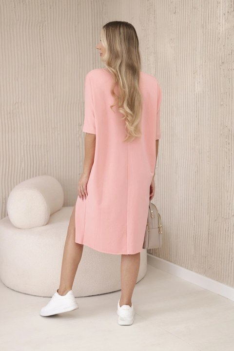 Sukienka oversize morelowa Sukienka oversize morelowa