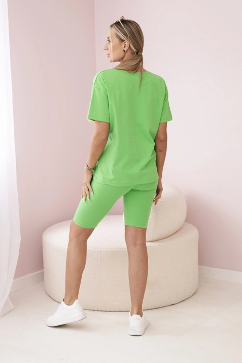 Komplet top+legginsy jasny zielony Komplet top+legginsy jasny zielony