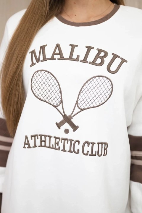 Bluza ocieplana Malibu ecru+mocca Bluza ocieplana Malibu ecru+mocca