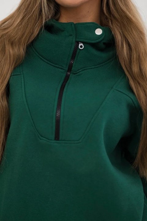 Bluza z kapturem ciemno zielona Bluza z kapturem ciemno zielona