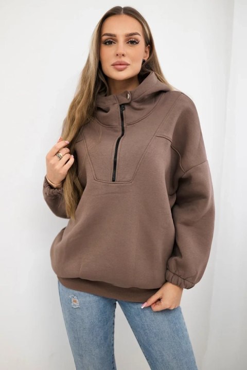 Bluza z kapturem mocca Bluza z kapturem mocca