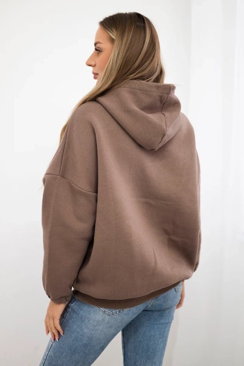 Bluza z kapturem mocca Bluza z kapturem mocca