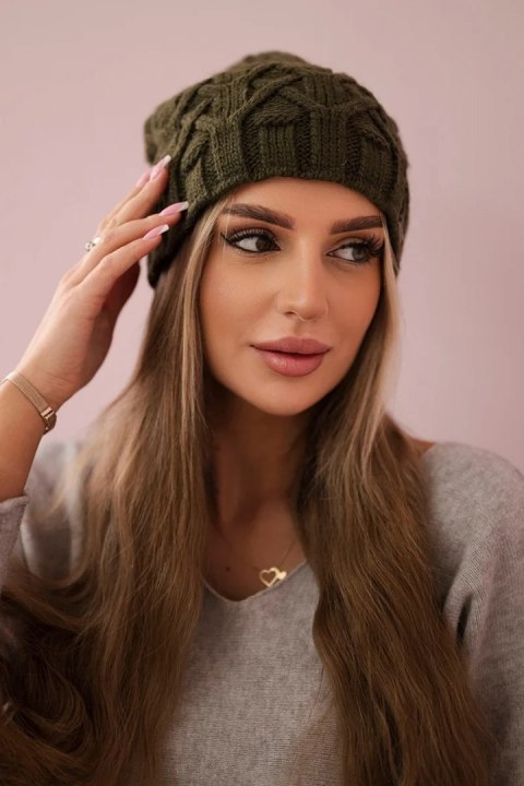 Czapka z polarem Sonia K201 khaki Czapka z polarem Sonia K201 khaki