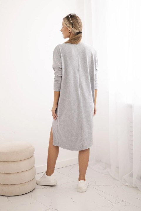 Sukienka oversize szara Sukienka oversize szara