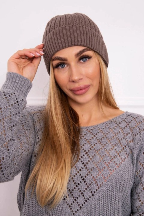 Czapka cienka Weronika K249 cappuccino Czapka cienka Weronika K249 cappuccino
