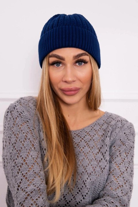 Czapka cienka Weronika K249 chabrowa Czapka cienka Weronika K249 chabrowa