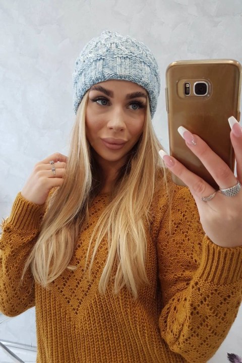 Czapka damska Eliza K205 niebieska Czapka damska Eliza K205 niebieska