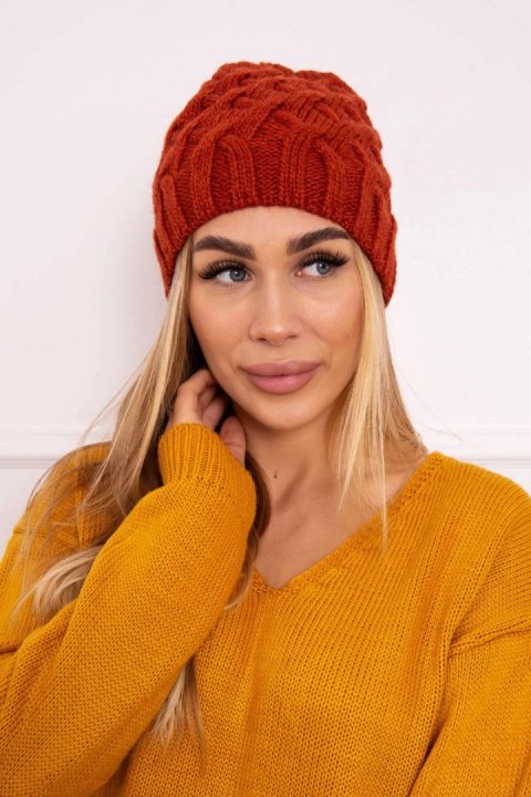Czapka z polarem Agnieszka K239 ruda Czapka z polarem Agnieszka K239 ruda