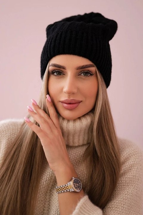 Czapka z polarem Anna K238 czarna Czapka z polarem Anna K238 czarna