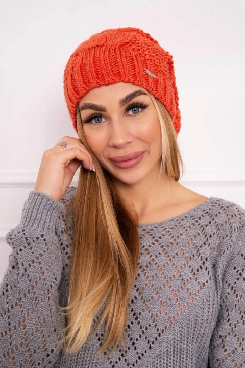 Czapka z polarem Justyna K253 ruda Czapka z polarem Justyna K253 ruda