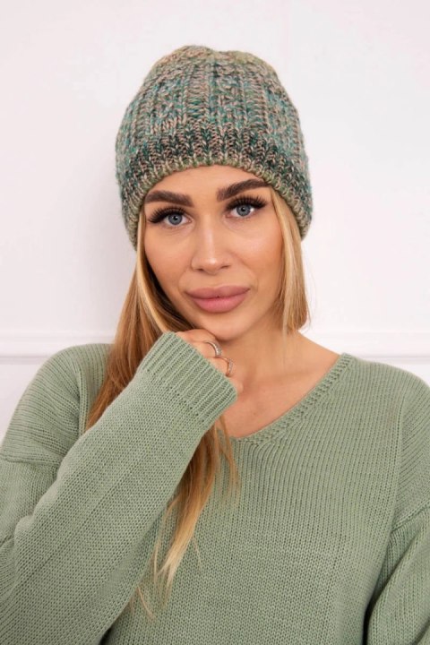 Czapka z polarem Melisa K241 turkusowy+zielony Czapka z polarem Melisa K241 turkusowy+zielony