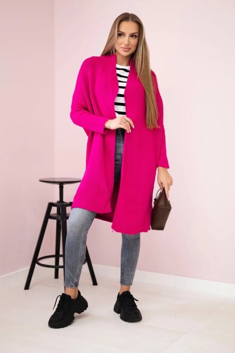 Sweter z rękawami typu nietoperz fuksja Sweter z rękawami typu nietoperz fuksja