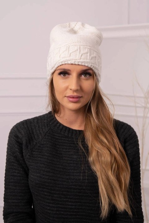 Czapka damska Aniela K338 ecru Czapka damska Aniela K338 ecru