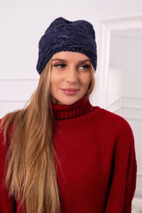 Czapka z polarem Edyta K298 granatowa Czapka z polarem Edyta K298 granatowa