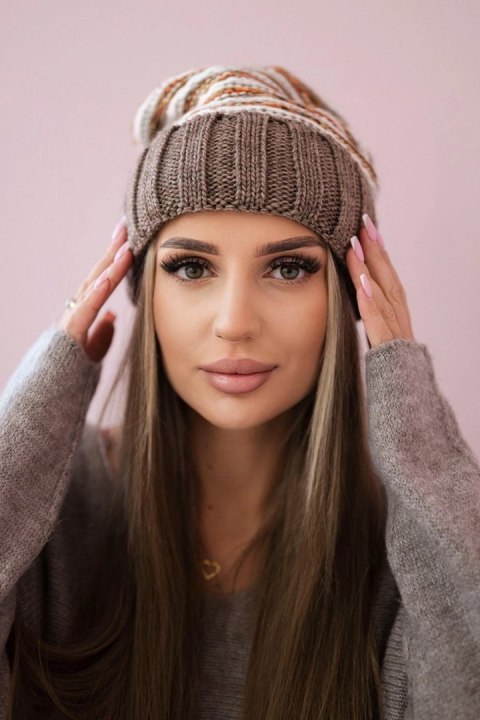 Czapka damska Feba K330 mocca Czapka damska Feba K330 mocca